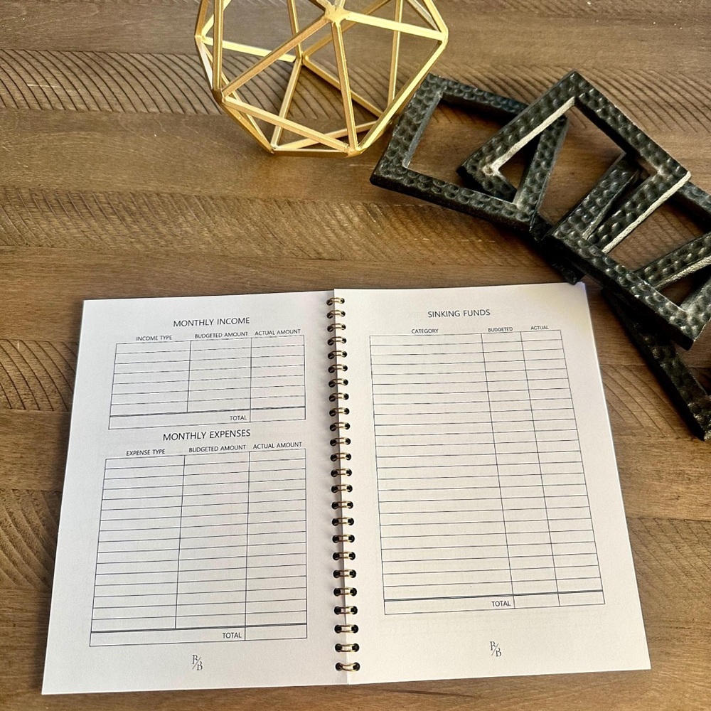 A5 Spiral Budget Planner: Monthly Bills, Sinking Funds, Wallet Tracker